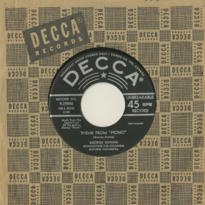 Theme From Picnic / Moonglow And Theme From Picnic