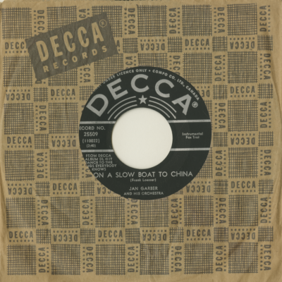 On A Slow Boat To China / A Beautiful Lady In Blue