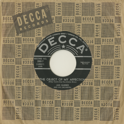 The Object Of My Affection / Red River Valley