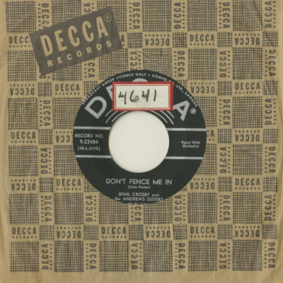 Don't Fence Me In / Pistol Packin Mama