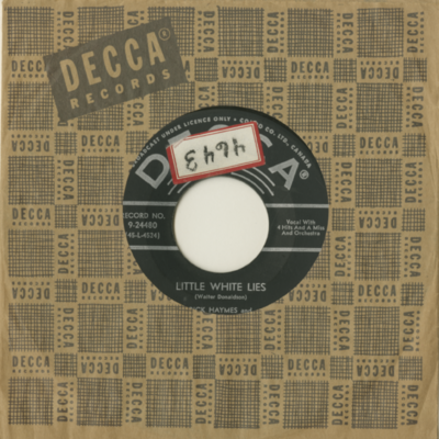 Little White Lies / I'll Never Smile4 Again