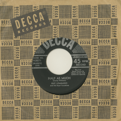 Half As Much / Auf Wiedersehn Sweetheart