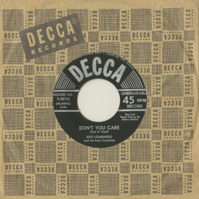 Don't You Care / Half A Photograph