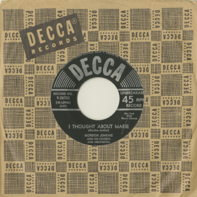 I Thought About Marie / P.S. I Love You