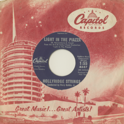 Light In The Piazza / My Melancholy Baby