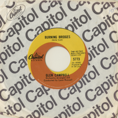 Burning Bridges / Only The Lonely