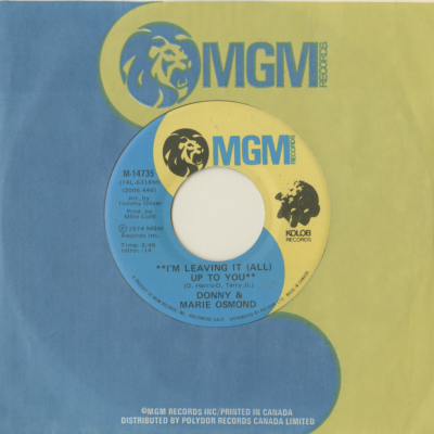 I'm Leaving It All Up To You / The Unbrella Song