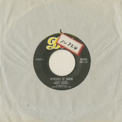 Memories Of Maria / Stranger On The Shore