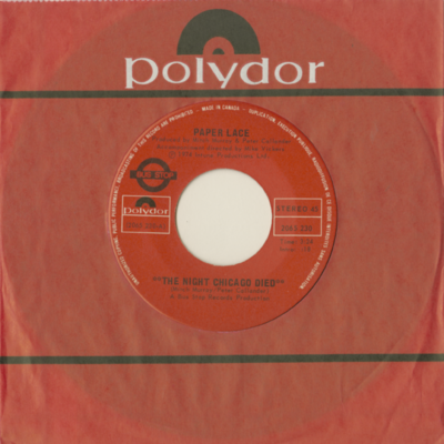 The Night Chicago Died / Can You Get It When You Want It (1974)