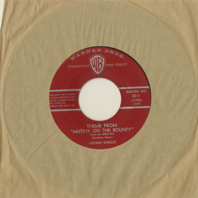 Theme From Mutiny On The Bounty / Love Song From Mutyiny On The Bounty