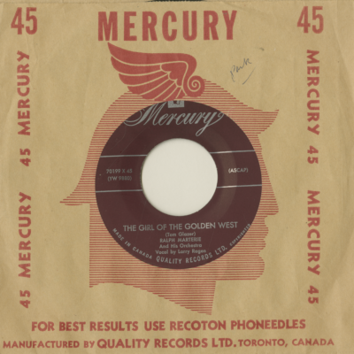 The Girl Of The Golden West / The Moon Is Blue