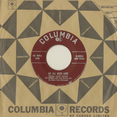 We All Need Love / On The Street Where You Live