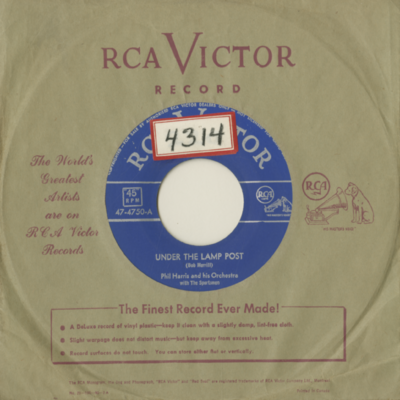 Under The Lamp Post / Potato Chips (1952)