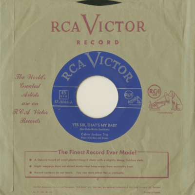 Yes Sir That's My Baby / It's Easy To Remember (1953)