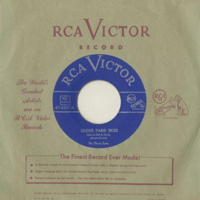 Under Paris Skies / Don't Take Your Love From Me (1953)