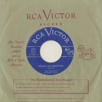 Friends And Neighbors / Ain't Heard Nothing Yet (1953)