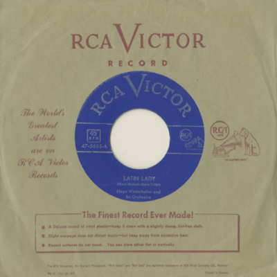 Latin Lady / I Left My Heart In Heidelberg (1954)