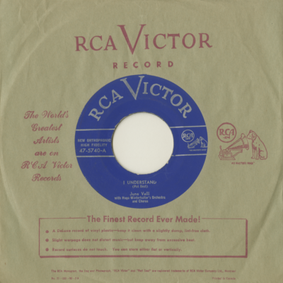 I Understand / Love Tears And Kisses (1954)