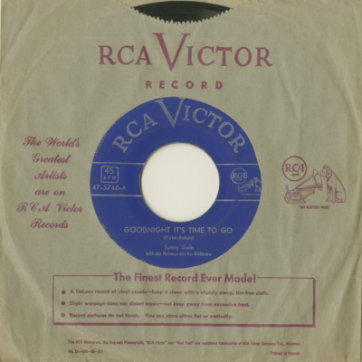 Goodnight It's Time To Go / Call Off The Wedding (1954)