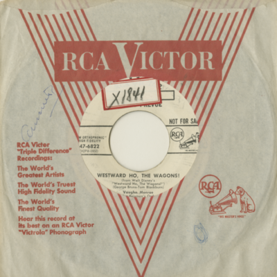 Westward Ho The Wagons! / Wringle Wrangle