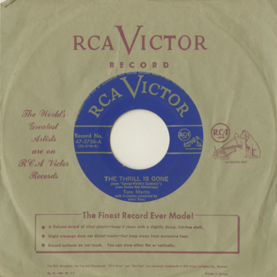 The Thrill Is Gone / Spring Made A Fool Of Me (1950)