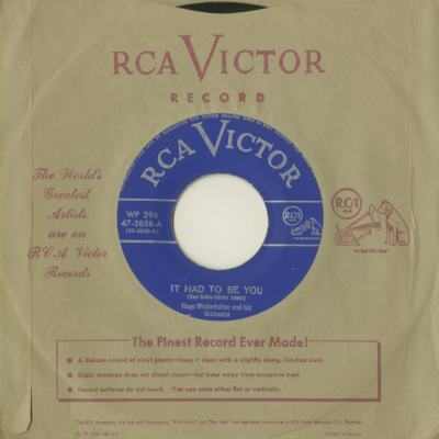 It Had To Be You / You've Got Me Crying Again (1950)