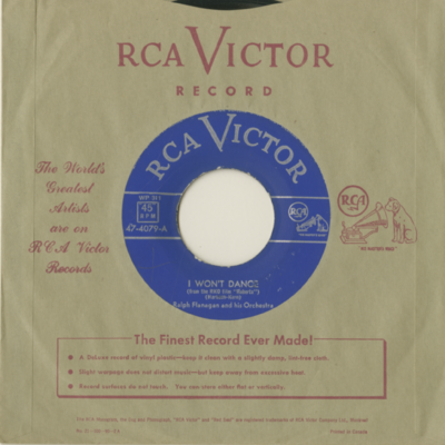 I Won't Dance / Let's Face The Music And Dance (1951)