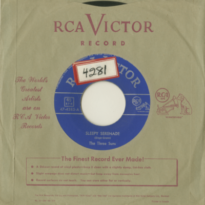 Sleepy Serenade / Sunshower (1952)
