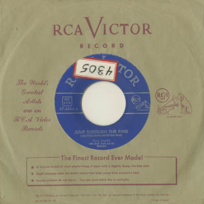 Jump Through The Ring / I Could Write A Book (1952)