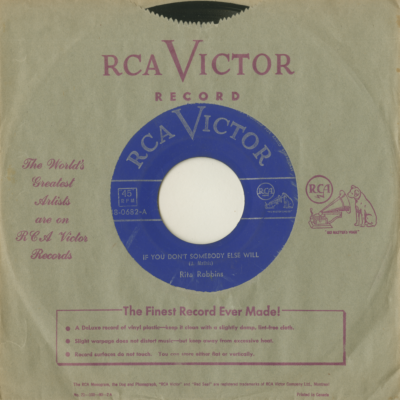 If You Don't Somebody Else Will / The Hook (1954)