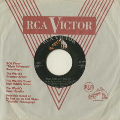 What Kind Of Fool Am I / As Long As He Needs Me