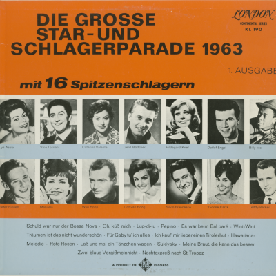Die Grosse Star-Und Schlagerparade 1963