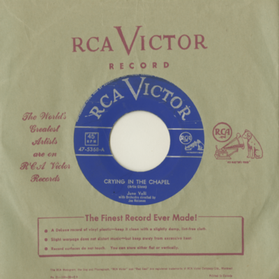 Crying In The Chapel / Love Every Moment You Live (1953)