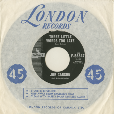 Three Little Words Too Late / Shoot The Buffalo