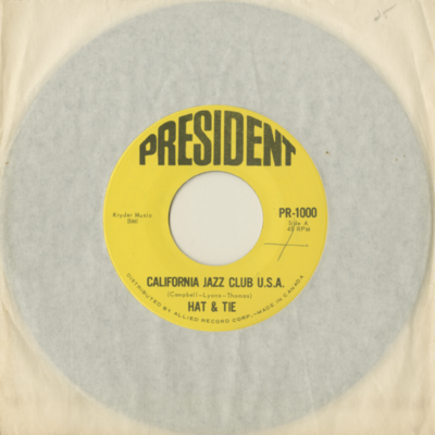 California Jazz Club U.S.A. / Chance For Romance