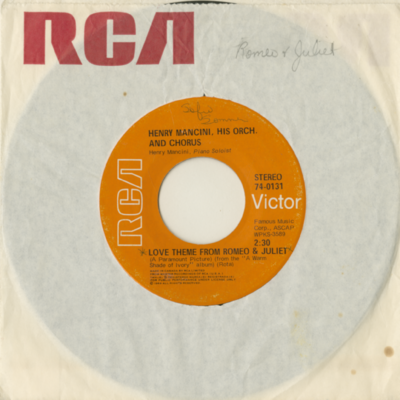 Love Theme From Romeo And Juliet / The Windmills Of Your Mind