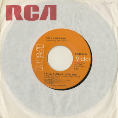 I Will Always Love You / Lonely Comin Down