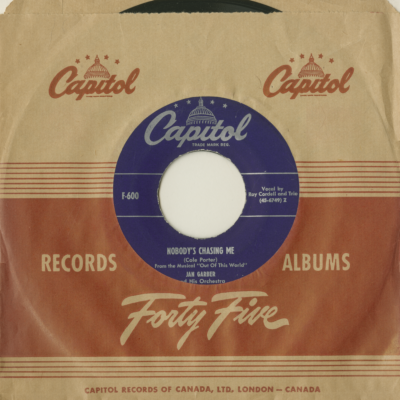 Nobody's Chasing Me / If I Were A Bell (1951)