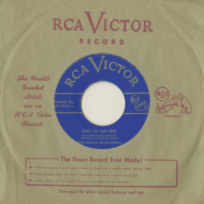 Don't Be That Way / My Melancholy Baby (1949)