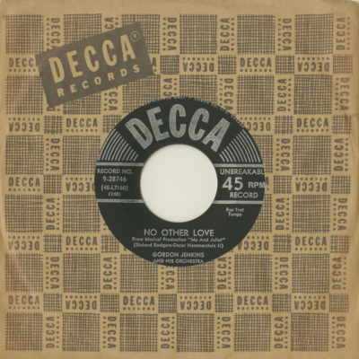 No Other Love / Allez-Vous-En