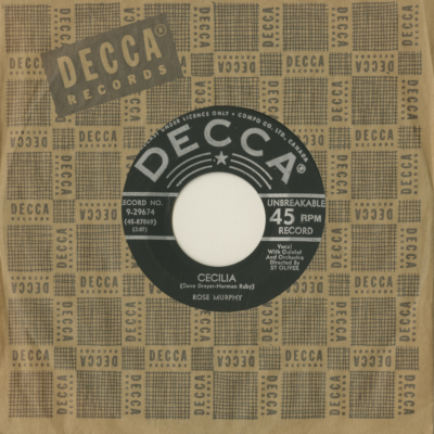 Cecilia / I Can't Give You Anything But Love