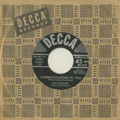 Congratulations To You / Meet Mister Callaghan