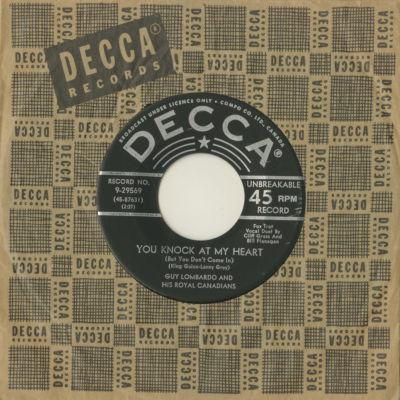 You Knock At My Heart / Let's have A Tidderly At The Milk Bar