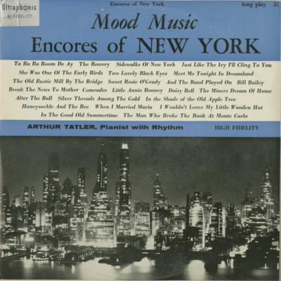 Mood Music Encores Of New York