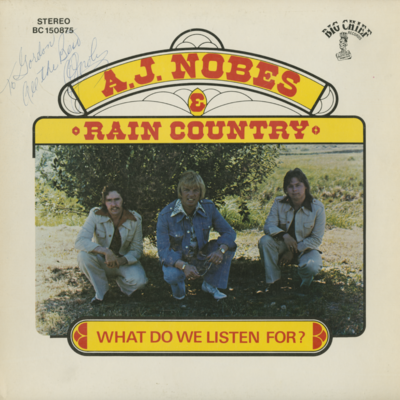 Rain Country What Do We Listen For