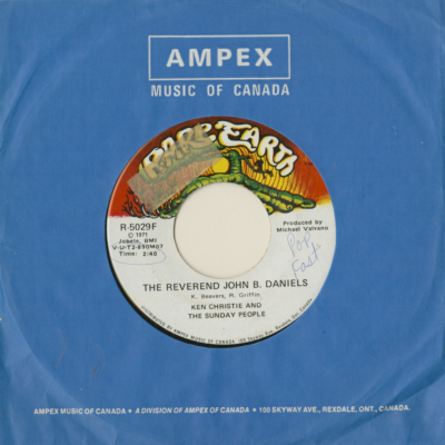 The Reverend John B Daniels / Jesus Is The Key (1971)