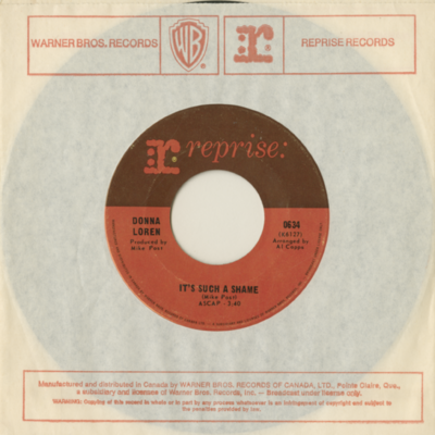 It's Such A Shame / As Long As I'm Holding You