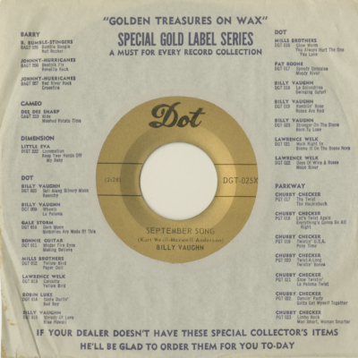 September Song / Moonglow