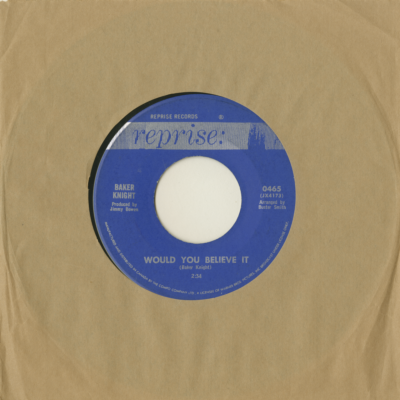 Would You Believe It / Tomorrow's Good Time Girl (1966)