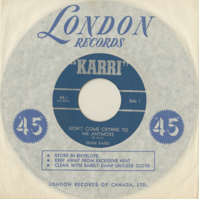 Don't Come Crying To Me Anymore / I've Got A New Heartache